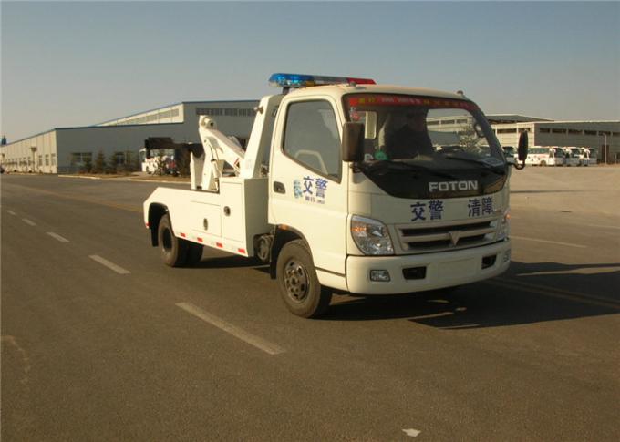 Diesel Fuel Engine Emission 3760ml FOTON Light Duty Wrecker 85kw