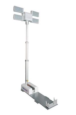 Vehicle Mounted 3 Section Extended Tower Light with 2200mm's Pole & 4 LED Lamp