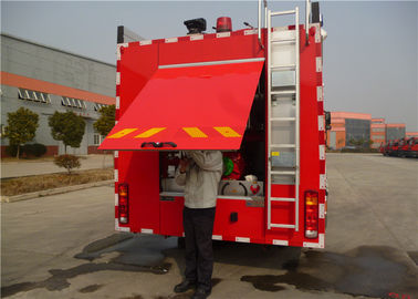 Four Doors Cab Foam Fire Truck HOWO Chassis Four - Stroke Intercooled Engine