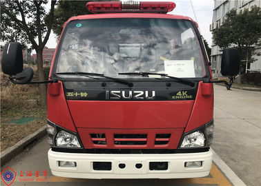 Six Cylinder Turbocharged Engine 2000L Water Tender Fire Truck With Hydraulic Control Clutch
