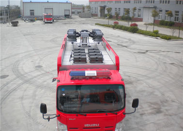 Wireless Control ISUZU Chassis Rescue Fire Truck 4x2 Drive 95km/H
