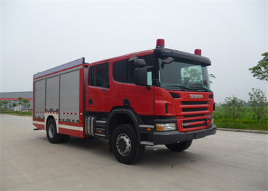 Chemical Accidents Rescue And Salvage Fire Truck Fire Equipment Truck , Max Speed 100KM/H