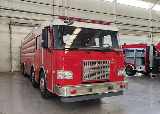95Km/H 309kw Steel Combine Diesel Foam Fire Truck