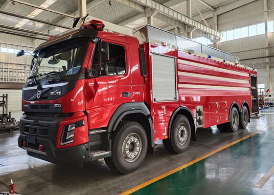 Heavy Weight Stainless steel Water Tanker Fire Truck 8×4 drive Chassis