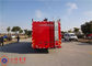 6x4 Drive Type Foam Fire Truck With Flat Top Metal Forward Turnover Cab