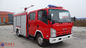 Max Torque 510N.M Pumper Tanker Fire Trucks With Cooling Water Pipeline
