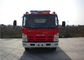 2x Halogen Lamp Tanker Fire Truck , 260 L/Min Flow Light Rescue Fire Trucks 4x2 Chassis