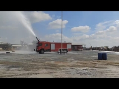 ARFF aircraft rescue firefighting vehicle-pump and roll performance test