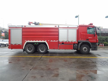 265kw 6x4 Drive Water Tanker Fire Truck 12000kg Tank Mercedes Benz Chassis