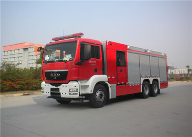 6×4 Drive 265KW Power 18 Ton Fire Equipment Truck With Steel Pedal Plate