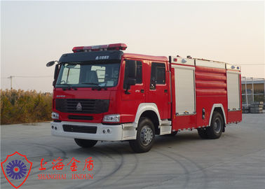 HOWO Chassis Manual Control Water Tender Fire Truck Fire Department Vehicles
