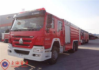 276Kw 6x4 Drive 27 Ton Huge Capacity Foam Tanker Fire Truck with Six Seats