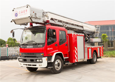 4x2  Drive Four Door Structure Aerial Work Platform Truck with 30M  Ladder