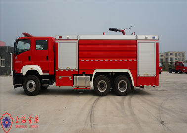 ISUZU Chassis 102km/h Double Row Four-door Cab 6x4 Drive Foam Firefighting Truck