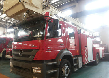 32m Height Ladder 2 Seats 6x4 Drive Mercedes Aerial Work Platform Fire Vehicle