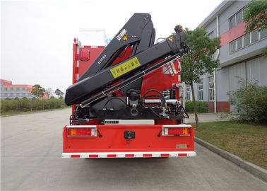 Light Duty 4x2 Drive Emergency Rescue Fire Truck with Lifting Crane on Rear