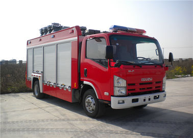 4x2 chassis 260 L/Min Flow Light Fire Truck with Halogen Lamps