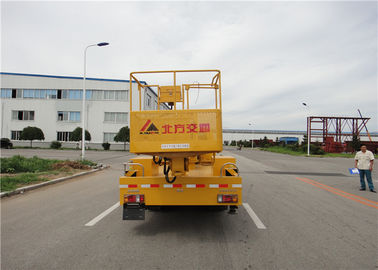 KaiFan Aerial Work Platform , Three Section 14M Telescopic Boom Work Platform