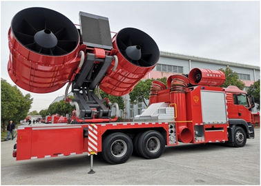 High Pressure 430mm Diameter Large Smoke Exhaust Fire Truck for Tunnal Outfire