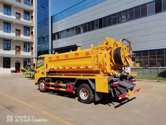 Convertible 5000L Street Vacuum Sewage Suction Trucks