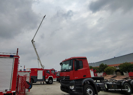 25 Meter Height 6×4 Drive Water Tower Fire Truck with Shock Reducing Rubber