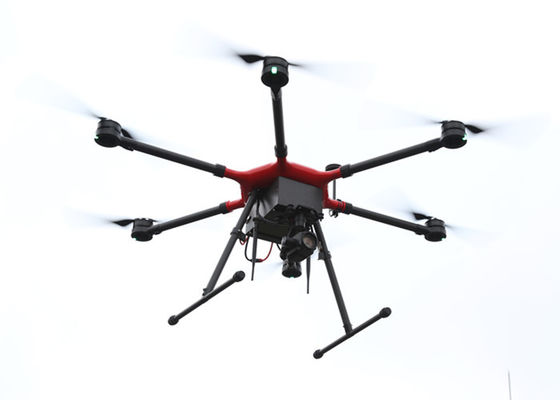 5m/S Positioning 7.4V Fire Fighting Drone POS Verification