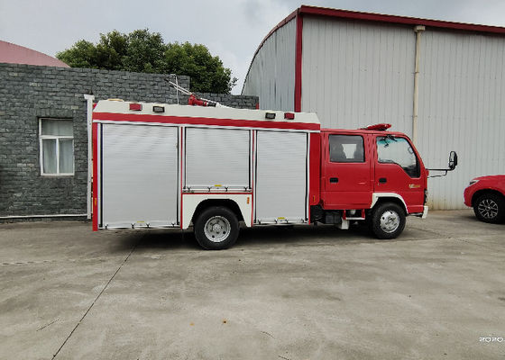 Bottom Plate 4mm 1.0MPa Foam Fire Truck 139kw Power