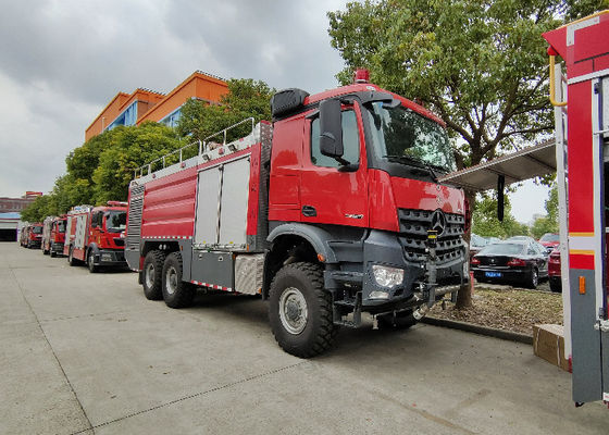 Light weight Q235A Steel Foam Fire Truck With 3500kg Water and Foam Tank