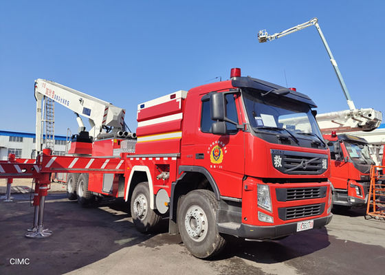 6×4 Driving Single Cab Hydraulic Aerial Ladder Fire Truck with full power PTO