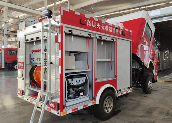 30 Pieces Rescue Equipment Emergency Rescue Fire Truck 5 Person 4425mm Wheelbase