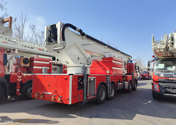 Shanghai Jindun Aerial Hydraulic Platform Fire Truck , 44m Height