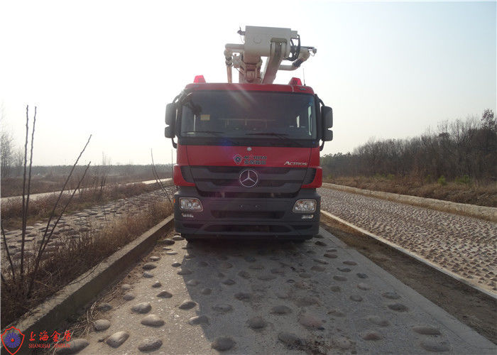 32m Height Max Loading 23700Kg Water Tower Fire Truck with 4800kg Water Tanker