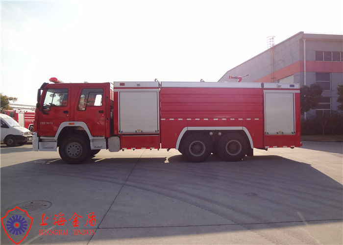 276Kw 6x4 Drive 27 Ton Huge Capacity Foam Tanker Fire Truck with Six Seats