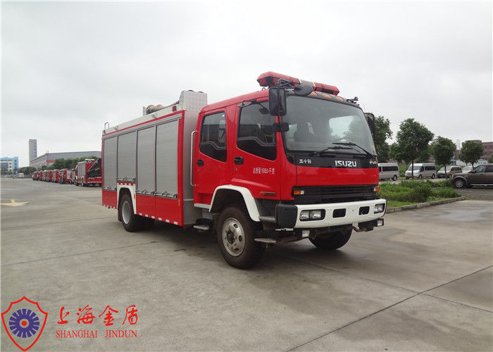 ISUZU Branding CAFS Fire Truck Large Capacity 3600 L/Min Rated Flow Rate