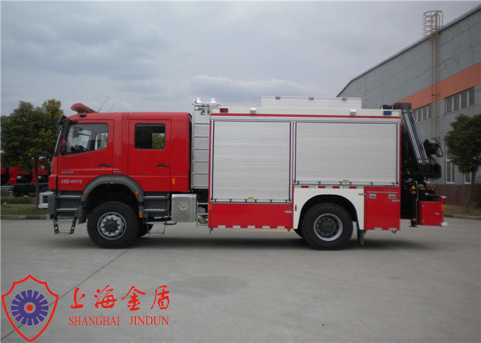 14 Ton Rescue Fire Truck Imported Axor1829 Chassis Petrol Fuel Salvage Fire Vehicle