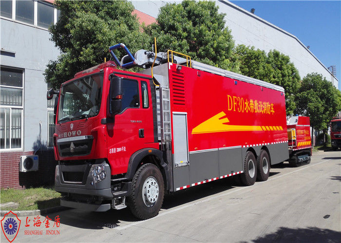 Long Distance 6x4 Drive 294kw Remote Water Supply System Fire Fighter Truck
