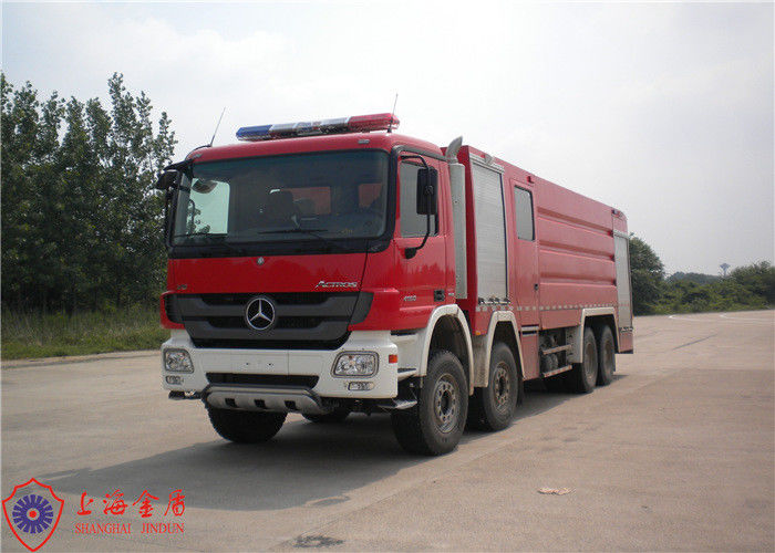 6x4 Drive Fire Fighting Truck Rotatable Type Cab With Seperate Crew Room