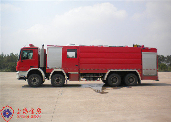 Rotatable Structure Cab Water Tanker Fire Truck With Direct Injection Diesel Engine