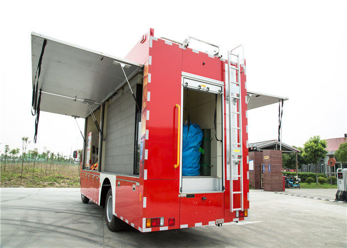 Gross Weight 7880kg Fire Equipment Truck , Measuring Meter Heavy Rescue Fire Truck