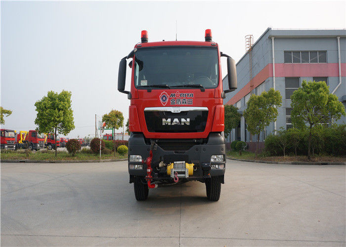 Road and Rail Convertible Fire Fighting Truck 2 Seats Elkhart Monitor Max Speed 90KM/H