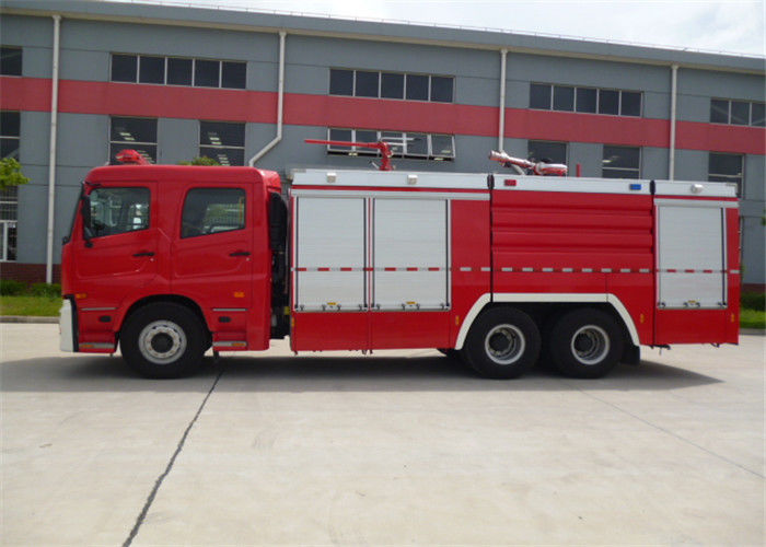 6x2 Drive 6 Seats Foam Powder Fire-Fighting Truck Water 7000L Foam 750L