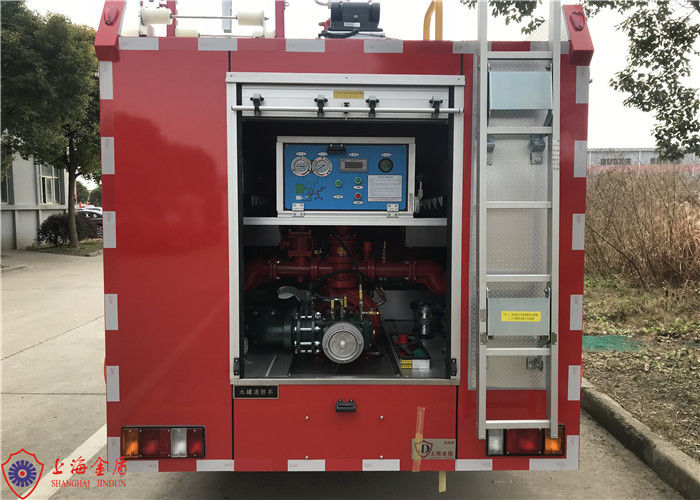 Max Speed 105km/h Water Tanker Fire Truck With Hydraulic Control Clutch