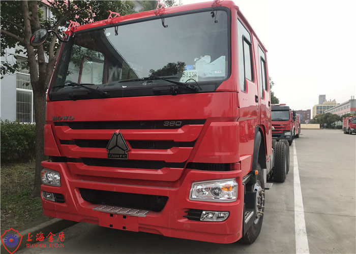 6 Seat 276kw 27550kg Six Cylinder Foam Fire Truck 90km/H 6x4 Drive