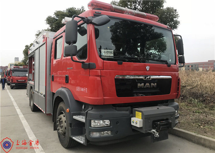 100km/h 4x2 Drive 6 Cylinder Diesel Engine Aerial Ladder Fire Truck