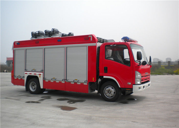139kw 4x2 Drive ISUZU Chassis Light Rescue Fire Truck With LED Light Source
