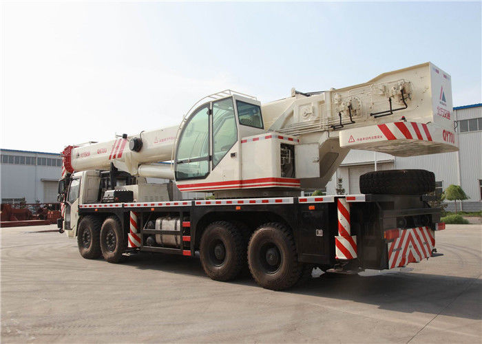 FAW 150s Extending Time 70 Ton Truck Crane Flatbed Truck With Crane