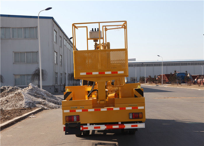 6475kg Whole Weight 4x2 Drive Aerial Work Platform Truck with 18M Telescopic Boom