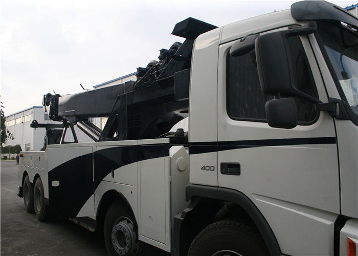 KaiFan Heavy Duty H Series VOLVO Chassis Road Wrecker Truck 3 Person 8x4 Drive