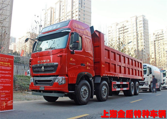 540 Horsepower 8x4 15.37 Ton Sinotruk Howo T7H Dump Truck ZZ3317V466HE1