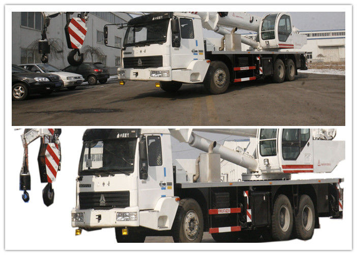 Turning Speed N 0 - 2r / Mi Truck Mounted Hydraulic Crane Elevation Of Boom -2 - 80°